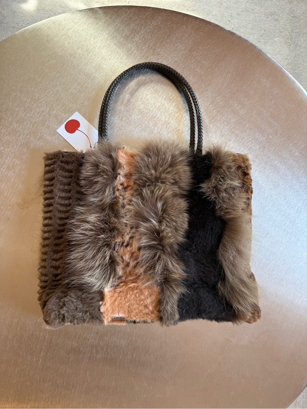 DIOR 2000 FUR TOTE - Picture 3 of 7